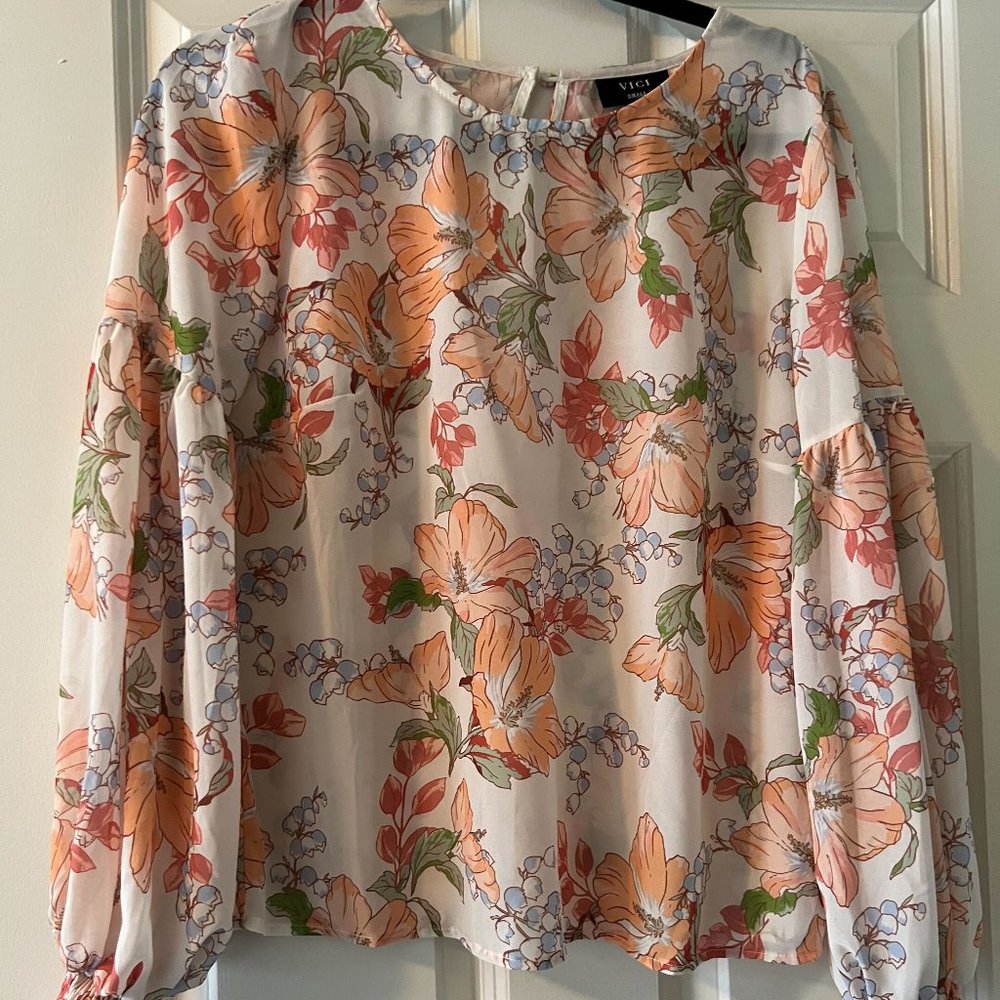 Chase The Sun Floral Smocked Blouse